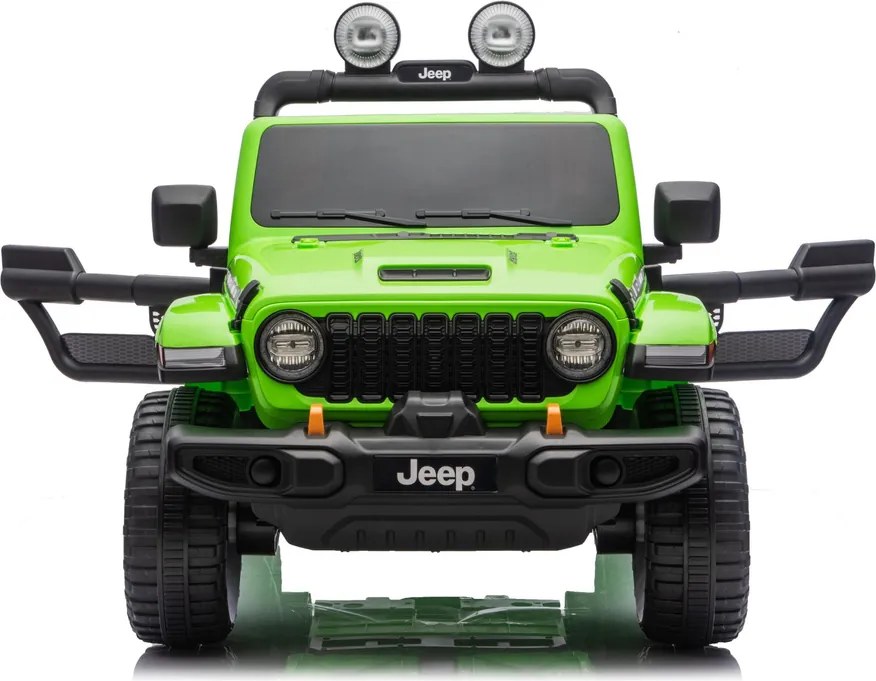 LEAN CARS Elektrické autíčko Jeep Rubicon 4x4 DK-JWR556 4x200W 24V zelené