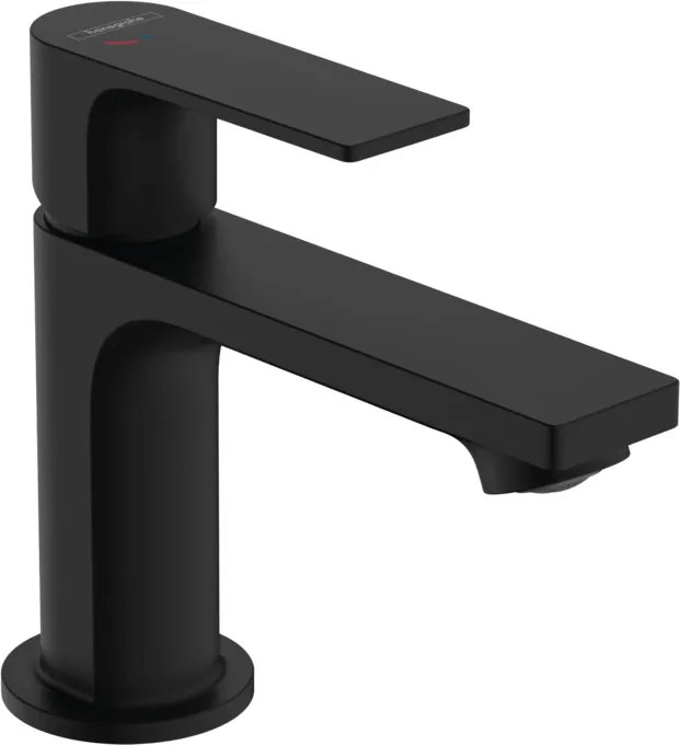 Hansgrohe Rebris E, umývadlová batéria 80 bez odtokovej súpravy, CoolStart, čierna matná, HAN-72554670