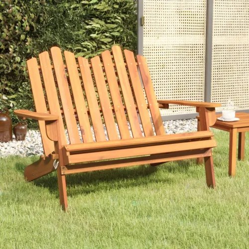 vidaXL Adirondack Záhradná lavička 126 cm masívne akáciové drevo-