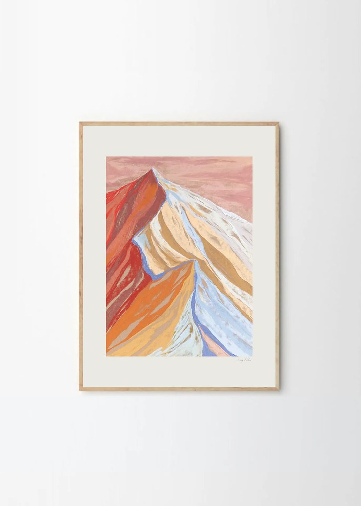 THE POSTER CLUB Autorský plagát Cuillin Ridge VII by Mandy Maria 50x70 cm