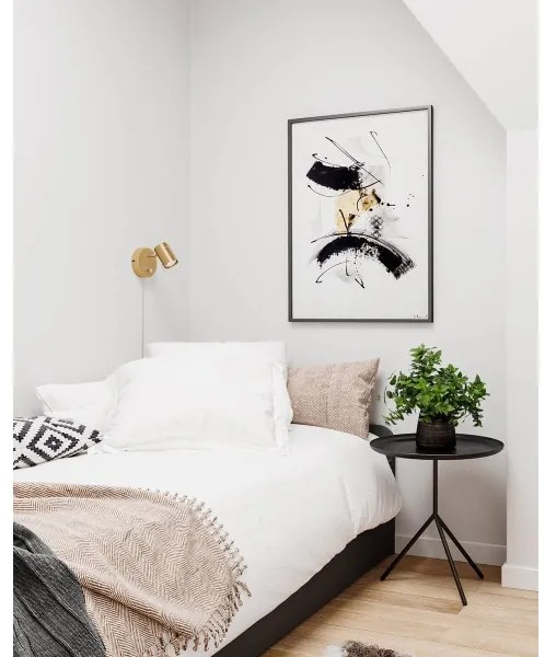 ByRydens 4300190-6501 - Stm. nástenné bodové svietidlo CORRECT 1xGU10/7W/230V