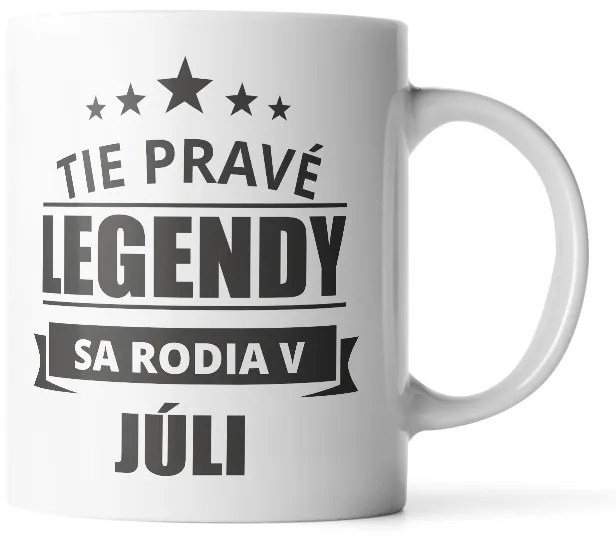 Sablio Hrnek Ty pravé legendy se rodí v červenci - 890 ml - XXL