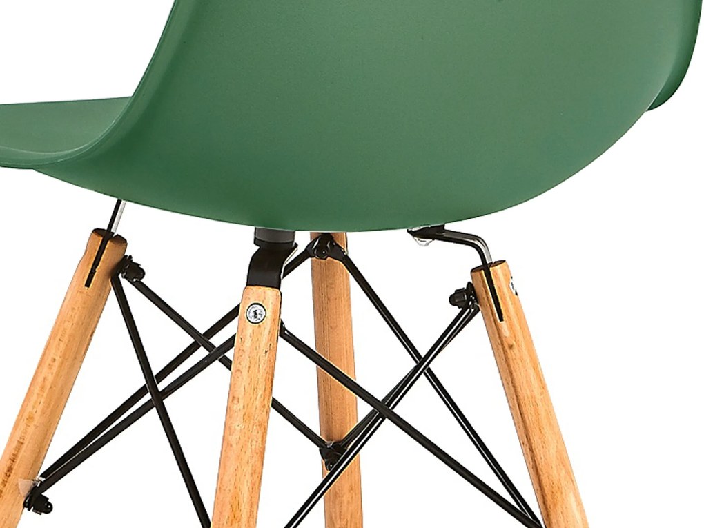 Jedálenská stolička AGA MRWCH-1Green - zelená