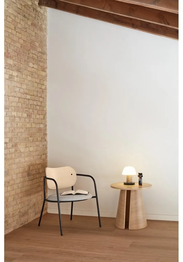 Svetlosivé kreslo v dekore jaseňa Eclipse - Teulat