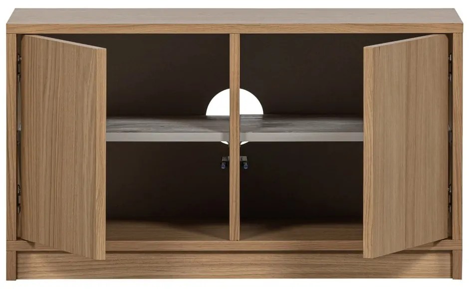 Modulárny TV stolík v dekore duba v prírodnej farbe 77x44 cm Modulair – vtwonen