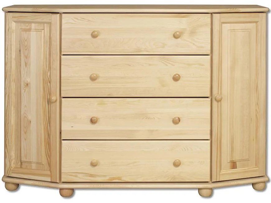 Komoda z Borovice KD132 surová
