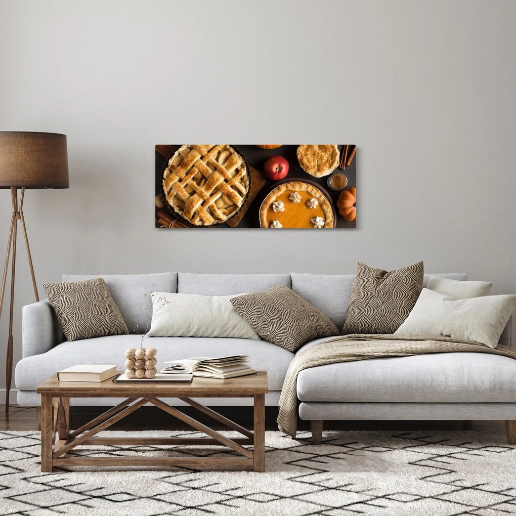 Obraz - Tekvicový koláč (120x50 cm)