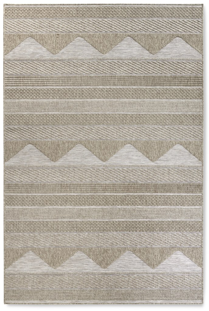 Villeroy & Boch, Kusový koberec Villeroy & Boch 106080 Brown – na von aj na doma, 190x290, hnedá, chodba / predsieň