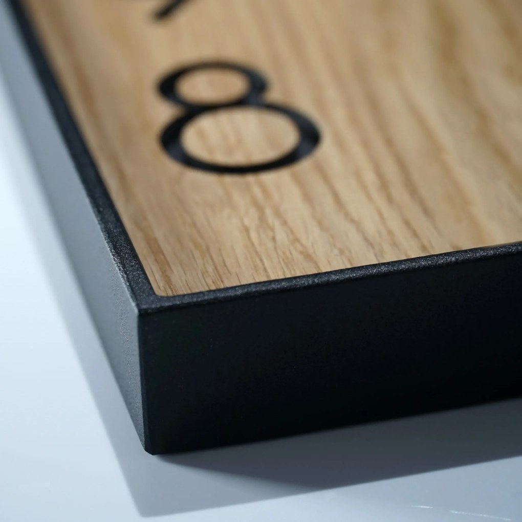 Dekorstudio Drevené hodiny na stenu Wood Square 30cm