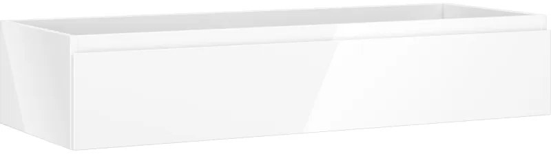 Mexen Orio, kúpeľňová skrinka 120 cm, 1 zásuvka, biela lesklá, 91A10-12023-1-BF00