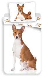 Jerry Fabrics Detské bavlnené obliečky – Basenji