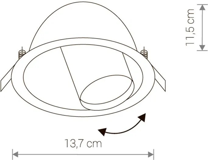 Svietidlo Nowodvorski DOT WHITE 9378