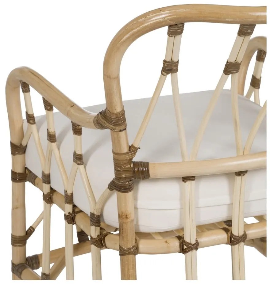 Kreslo s výpletom v prírodnej farbe – Ixia