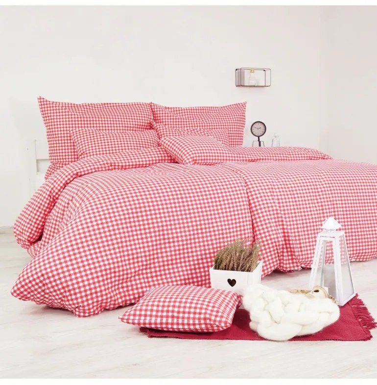 Obliečky Mníchov červené EMI, Vankúš 45x65