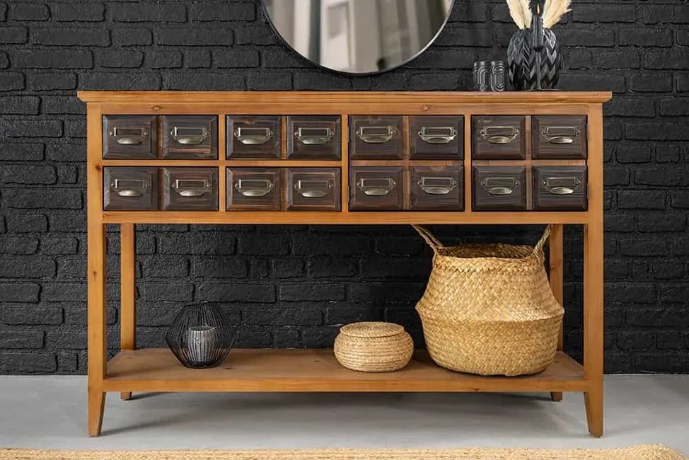 Konzolový stolík z masívu Bombai Borovica 125cm