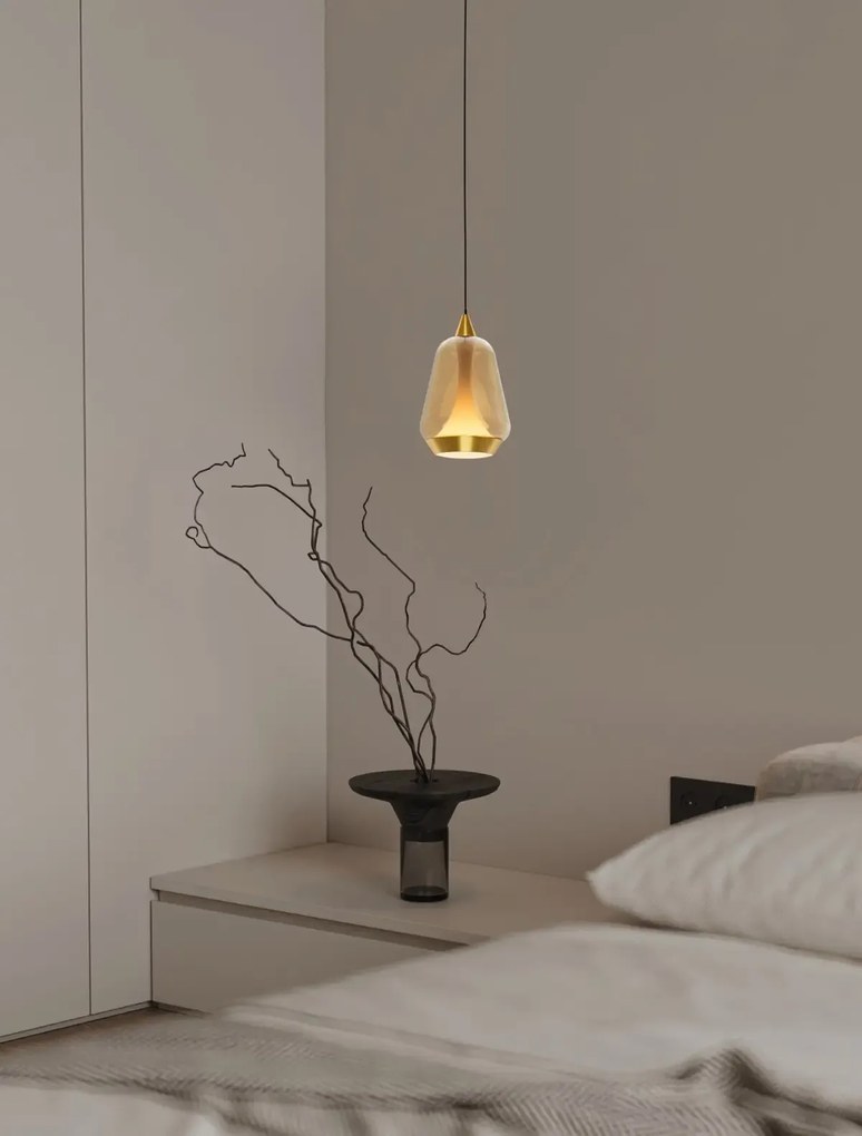 Minimalistický luster Alish 1 Zlatá