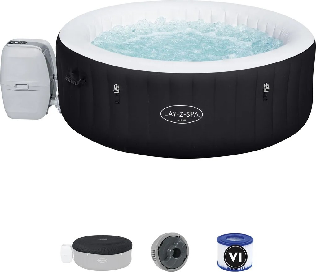 Bestway LAY-Z-SPA MIAMI AIRJET JACUZZI PRE 2-4 OSOBY 180 x 66 CM