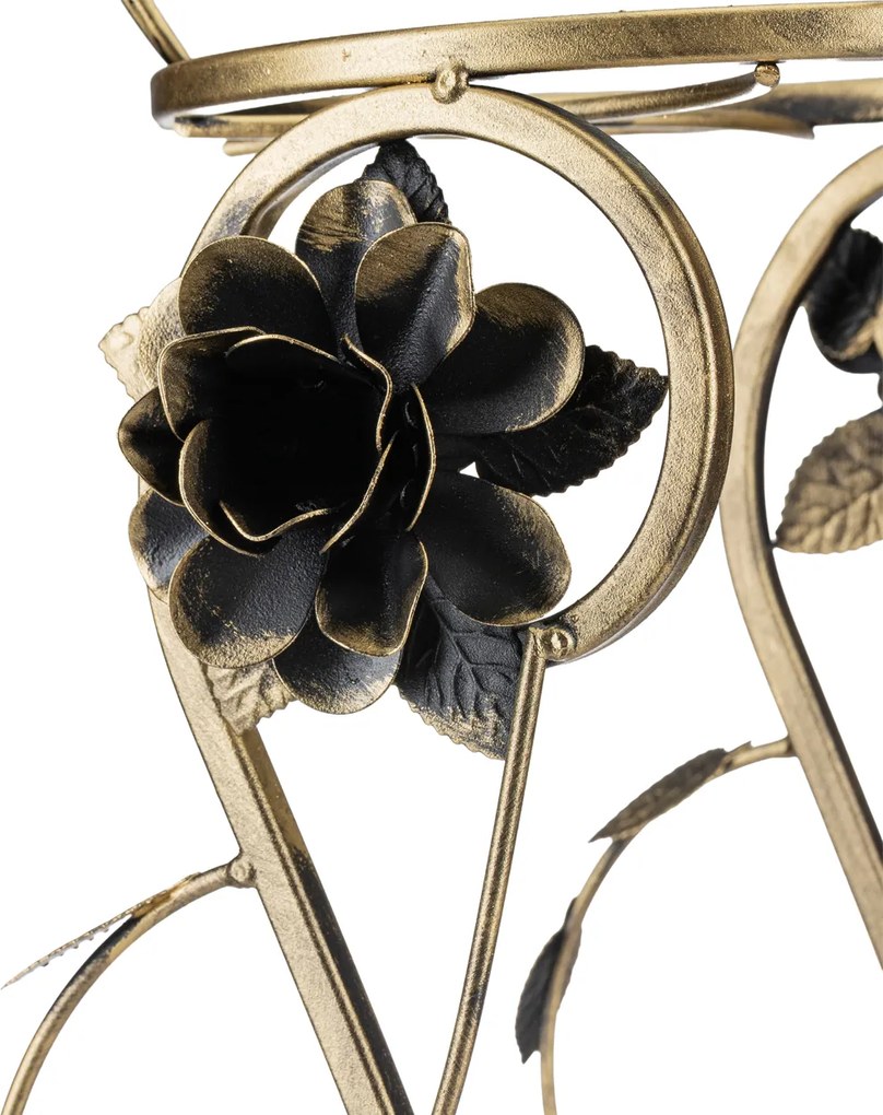 STOJAN NA KVETINÁČ QUINCY 90,5X40 CM ZLATÁ