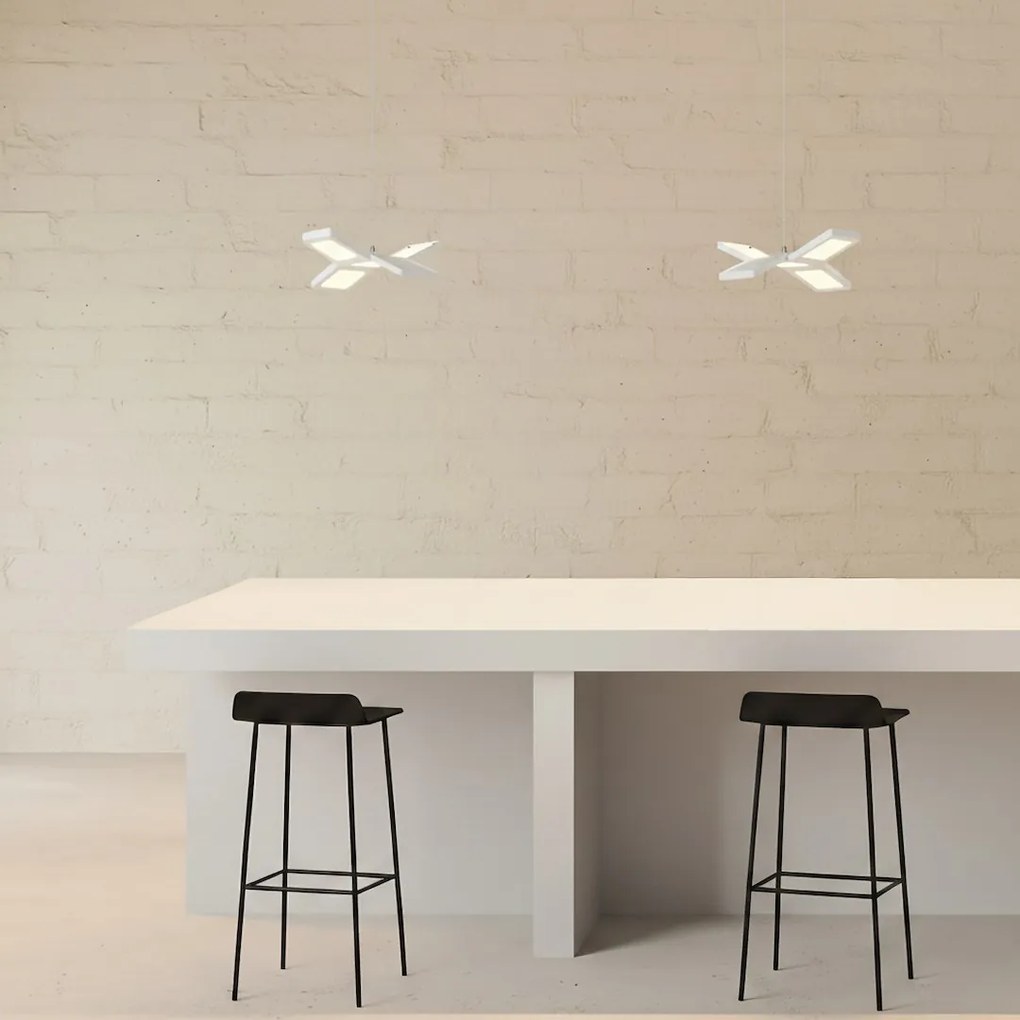 Závesné LED svietidlo Pixels, 1x LED 25w, 4000k, w