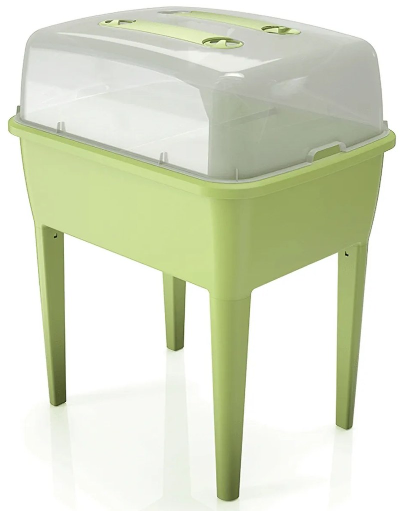 Plastové parenisko na nožičkách DREP770W 77 cm - limetková