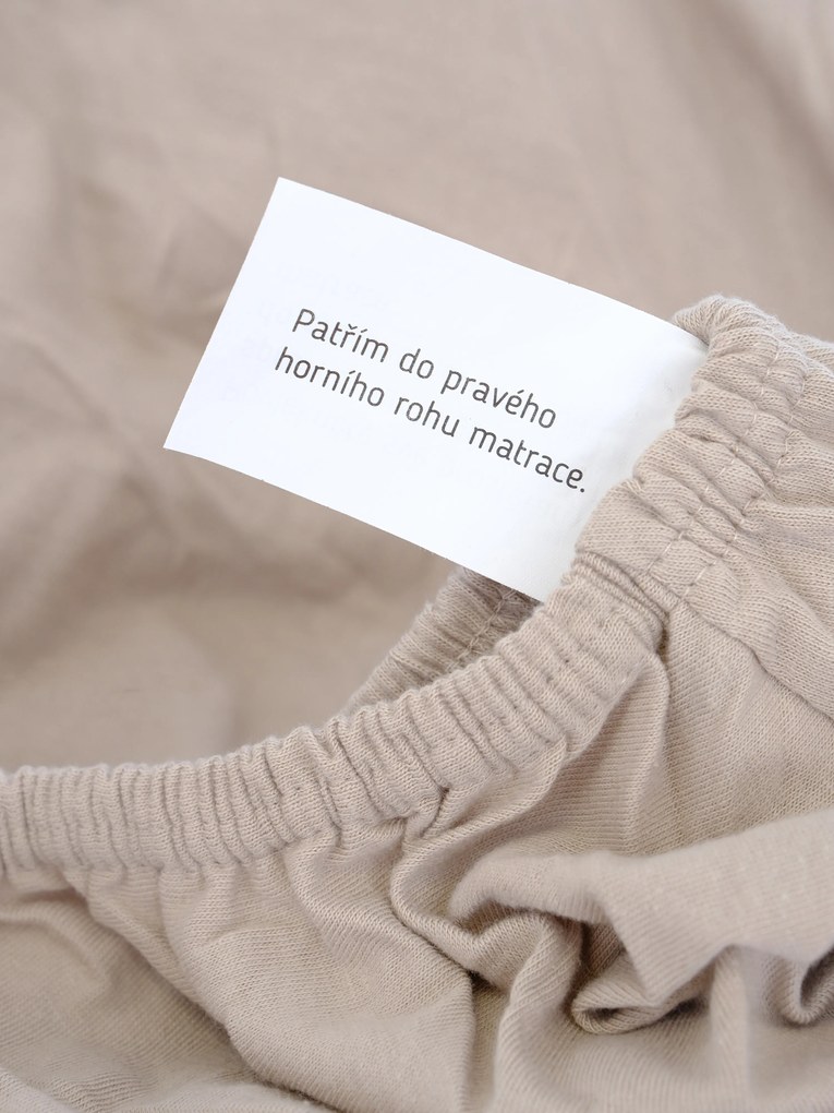 Jersey plachta Classic 220 x 200 cm – cappuccino