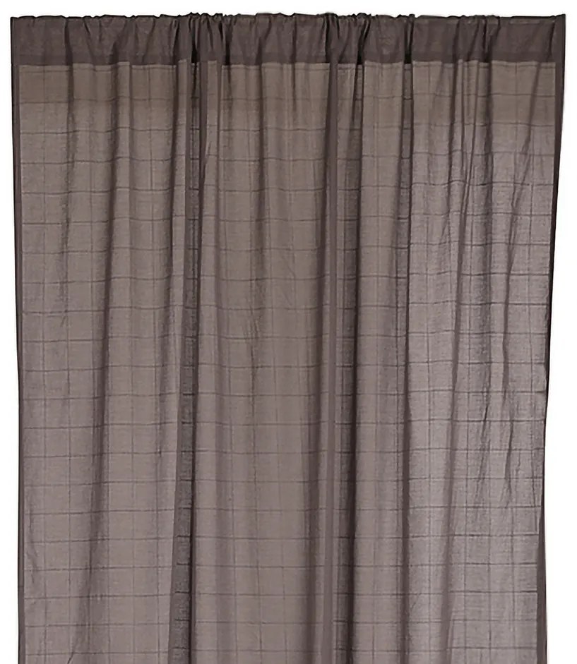 Bo-Ma Trading Záves Violet, 140 x 250 cm, tm. sivá
