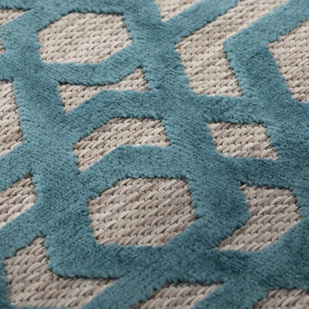 Modrý vonkajší koberec 230x160 cm Oro - Flair Rugs