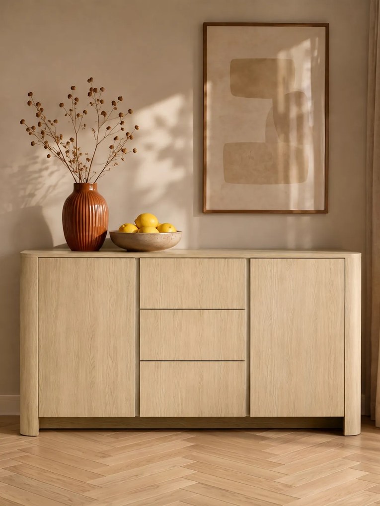 Komoda so zásuvkami Sorrenti 168 cm - dub vicenza