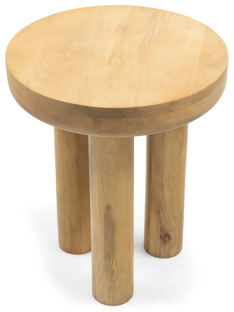 Odkládací stolek Limali 50 cm mangové dřevo hnědý