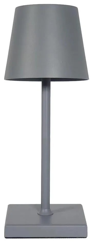 Eurolamp LED Stmievateľná nabíjacia dotyková stolná lampa LED/3,5W/5V 5200mAh šedá EU0444