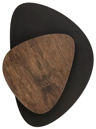 LED Nástenné svietidlo PEDRA LED/7W/230V čierna/hnedá
