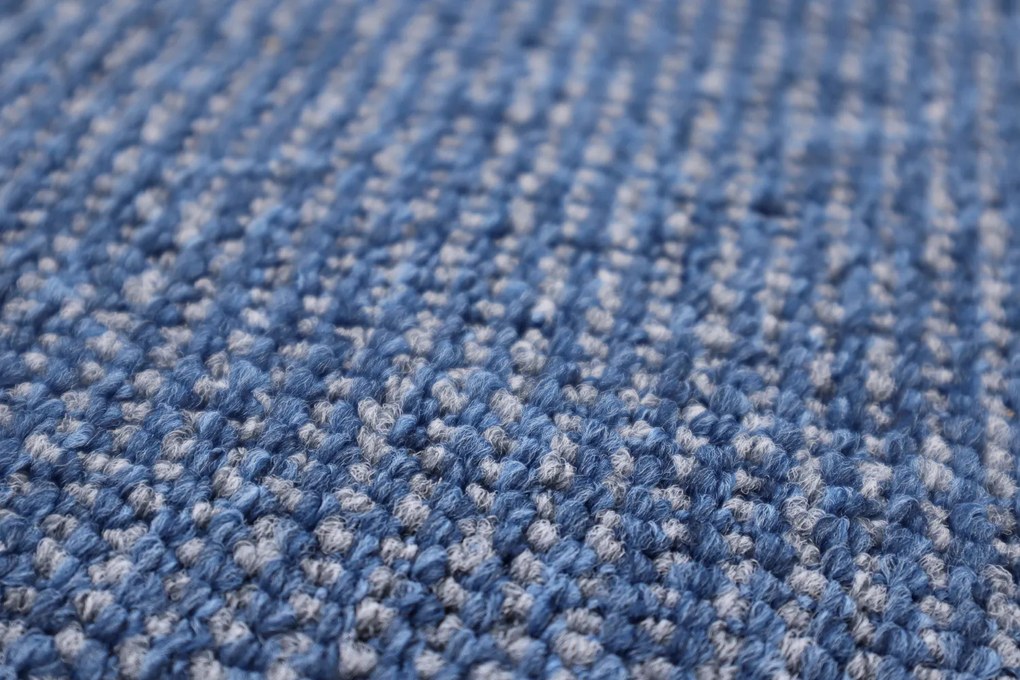 Betap, AKCIA: 165x400 cm Metrážny koberec Lion 81, šíře, modrá, ab (mriežka), chodba / predsieň