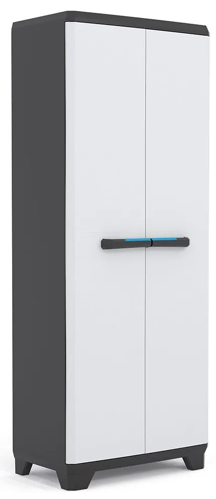 Plastová skriňa LINEAR, 3 police, 173x68x39 cm