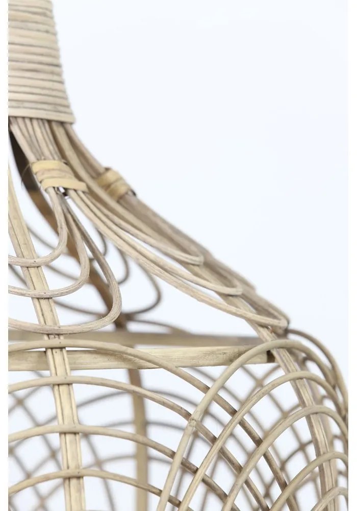 Stropné svietidlo v prírodnej farbe s ratanovým tienidlom ø 42 cm Pocita - Light & Living