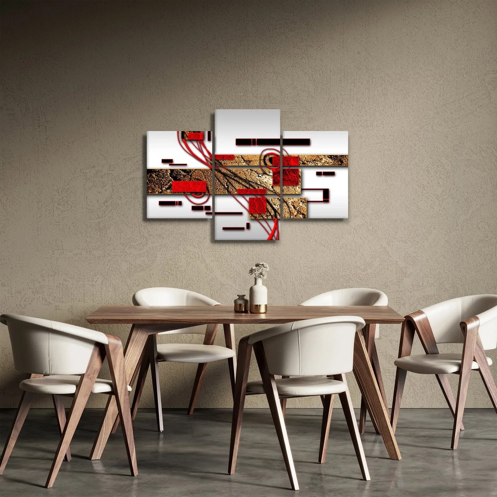Obraz abstrakcie (90x60 cm)