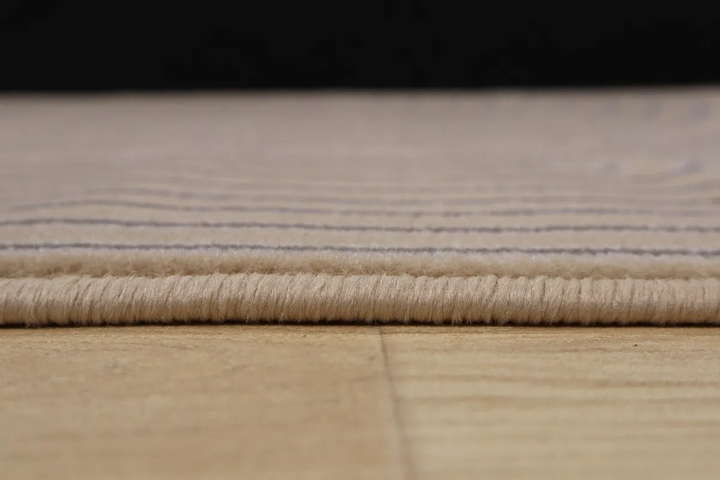 Alfa Carpets, Kusový koberec Thumbs ivory, 80x150, béžová, obývacia izba