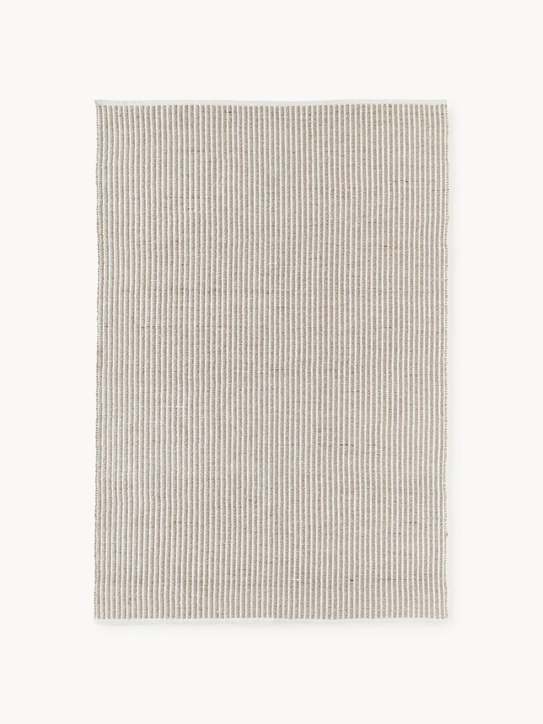 Ručne tkaný pruhovaný koberec do interiéru/exteriéru Turner
