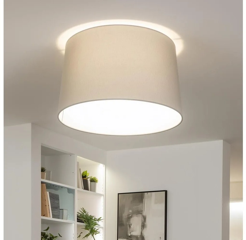 Brilagi - LED Prisadený luster CERIA 1xE27/40W/230V pr. 45 cm šedá