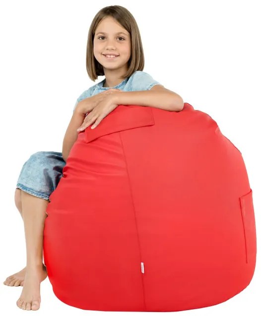 Kreslo Porto ekokoža červené