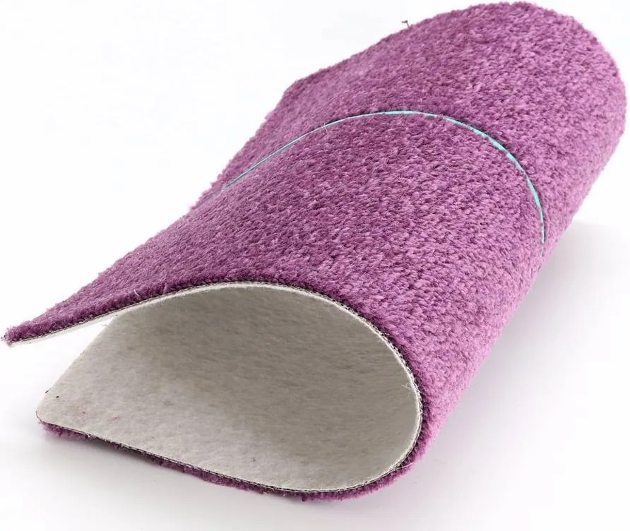 Betap, AKCIA: 140x140 cm Koberec metráž Dynasty 45, šíře, fialová, filc, obývacia izba