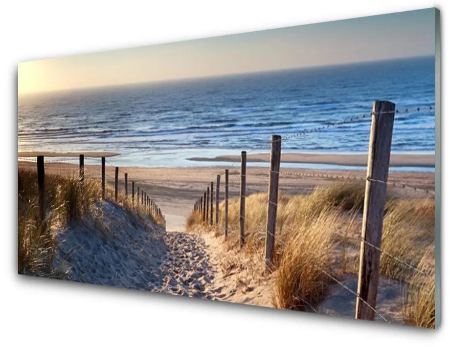 Obraz plexi Pláž chodník krajina 140x70 cm