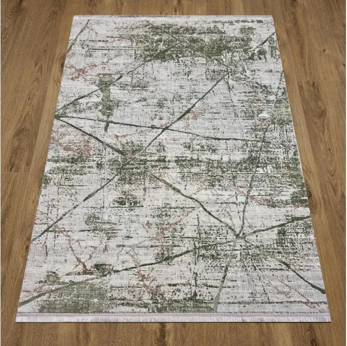 DC Koberec Exclusive 339 krémová zelená Rozmer: 80×150 cm