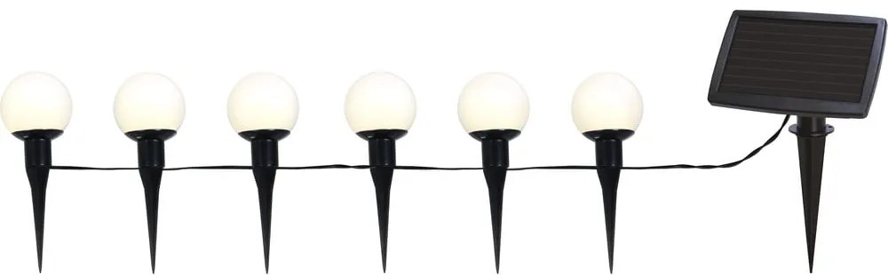 Vonkajšia solárna svetelná LED reťaz Star Trading Balls Combo, dĺžka 5 m