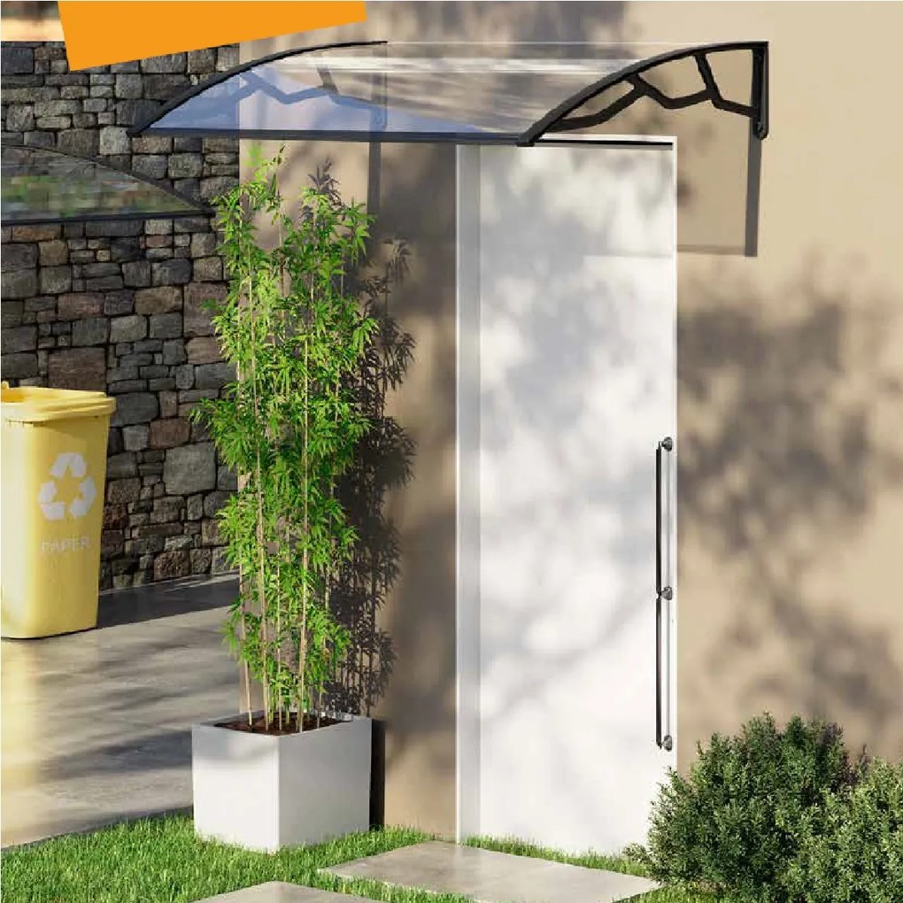 ARTPLAST Vchodová strieška 100x120cm, číra