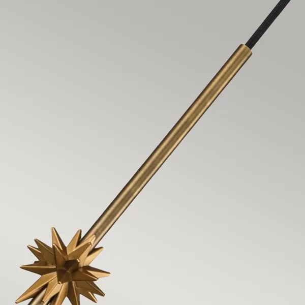 Elstead ETOILE-P-M-AB - Luster na lanku ETOILE 1xE27/60W/230V