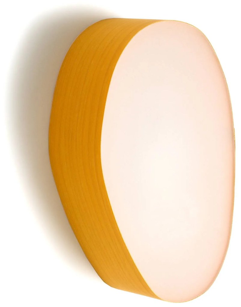 LZF Guijarro Small nástenné LED svietidlo, žltá
