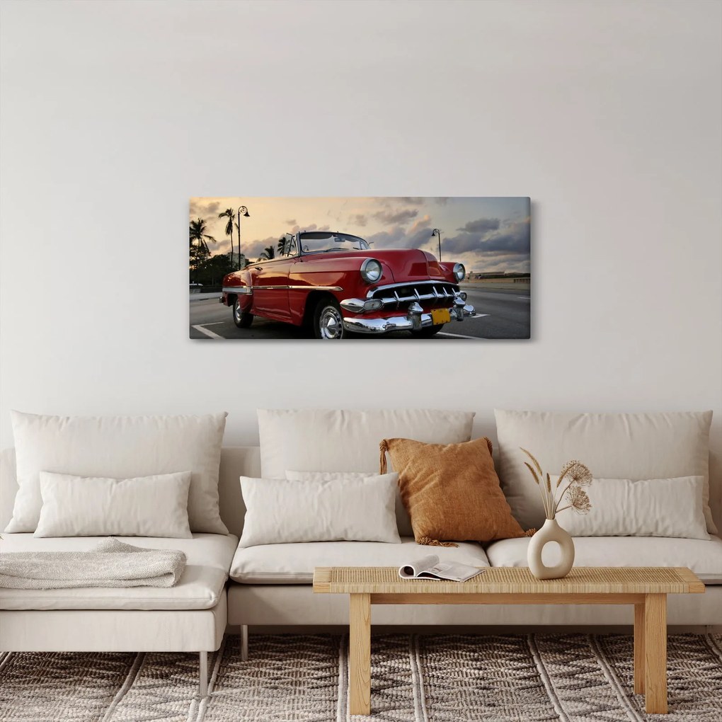 Obraz autá (120x50 cm)
