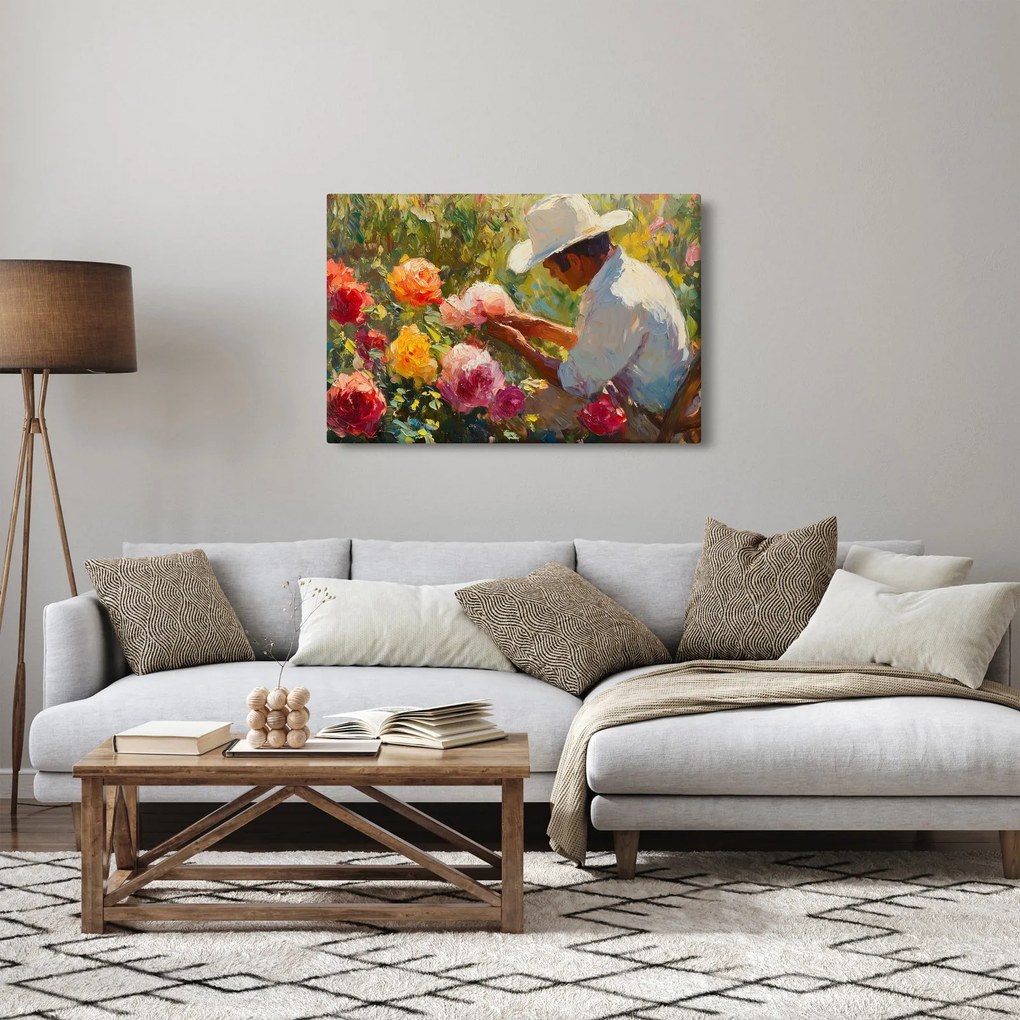 Obraz - Záhradník (90x60 cm)