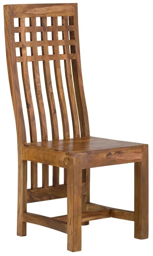 furniture-nabytek.cz - Masivní židle Castello z palisandru, lakované, hnědé – sada 2 ks