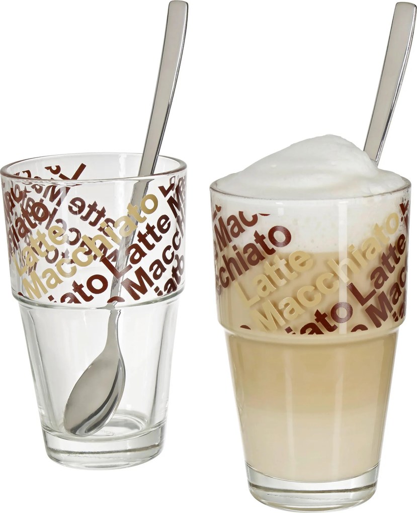 XXXLutz SADA NA LATTE MACCHIATO Leonardo - Poháre na kávu & poháre na čaj - 0038137290